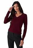 Style & Republic V-Neck Kaschmir Pullover-Damen elegant aus 100% Cashmere -...