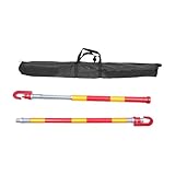 8T Abschleppstange,Abschlepphilfe Schleppstange aus Stahl mit Warnfarbe,...