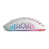 Mars Gaming MMW3W, Kabellose Gaming Maus, RGB Flow, Ultraleicht 79g,...