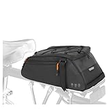 4 in1 Fahrrad Gepäckträgertasche, 10L Wasserdicht Reflektierend Bike...
