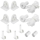 LAINIKE 2er Set Rollo Halterung 17mm Ohne Bohren - Ersatzteile & Klemmfix...