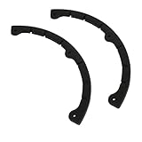 HANABASS 2 Stück Snowboard Kantenschutz Gummi mit Dreiloch Bumper...