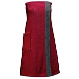 CelinaTex Happyfun Kilt lang L/XL 84 x 160 cm Bordeaux anthrazit...