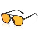 SAIIURV Retro Square Sonnenbrille Damen Herren, Schutz Sonnenbrillen,...