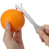 Ouligay Orangenschäler Edelstahl Orange Schäler, Einfaches Schnelles...
