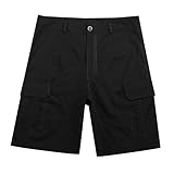 Generisch Herren Shorts Cargohose Klassische Cargo-Stretch-Shorts für...