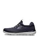 Skechers Herren Summits Sneaker, Navy Mesh Trim, 43 EU