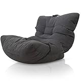 Aiire Relaxo Sitzsack XXL für Kuschelecke - Bean Bag Design mit Füllung -...