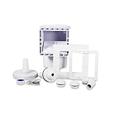 POOL Total Einbauskimmer Komplett-Set Deluxe - ABS Skimmer für...