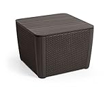 Allibert by Keter Gartentisch Luzon Plus flat wicker, graphit, Deckel...