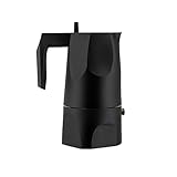 Alessi Ossidiana MT18/3 B - Design-Espresso-Kaffeemaschine, aus...