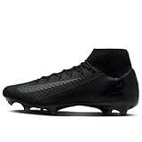NIKE Herren ZM Superfly 10 ACAD FG/MG Sneaker, Black Black Deep Jungle, 43...