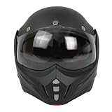 BY CITY Motorradhelm 180 Tech Carbon Unisex | Modularer Helm mit...