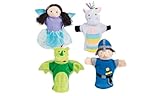 roba Handpuppenset aus Plüsch & Filz, Kasperlefiguren 4-tlg.,...