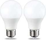 Amazon Basics E27 LED Lampe, 9W (ersetzt 60W), warmweiß, dimmbar -...