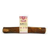 DIBO Olive-Wood, Medium 100-220g | natürliches Beißspielzeug für Hunde |...