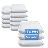 12 x Granulat 400 Gramm (4E) Raumentfeuchter Granulat Luftentfeuchter...