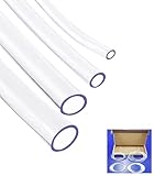 BBYPP Schlauch Transparent Sets, 2mm 3mm 4mm 5mm ID, 12m Länge, Flexibler...