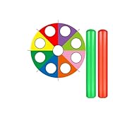 GCYEIDMA Schwungtuch Groß Fun Play Regenbogen-Fallschirm for...