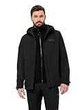 Jack Wolfskin Herren TAUBENBERG 3IN1 JKT M Jacket, Black, XXL