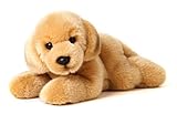 Uni-Toys - Golden Retriever Welpe, liegend - 24 cm (Länge) - Plüsch-Hund,...