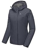 Little Donkey Andy Damen wasserdichte Ski-Snowboardjacke Winddichter Warmer...