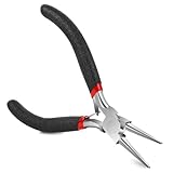 Small Wire Cutters for Crafts, Round Nose Pliers, Jewelry Making Tools Bead...