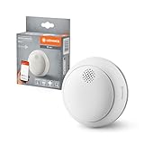LEDVANCE SMART+ Rauchmelder mit WiFi-Technologie, zertifziert nach Norm EN...