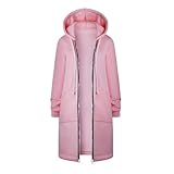 Kapuzenjacke Damen Baumwolle - Freizeitjacke Damen Sportlich - Winterjacke...