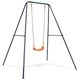 SKM Einzelschaukel Orange,Spielzeuge & Spiele ， Spielzeug für draußen...