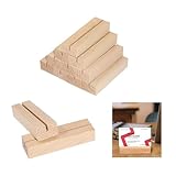 12 Stück Kartenständer Holz Doppelt Nutzbarer Tischkartenhalter für...