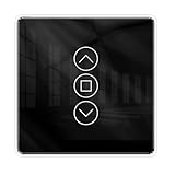 Yominerr Tuya WiFi RF433 2.5D Arc Vorhangschalter Glas-Touchpanel für...