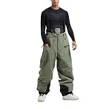 Skihose Herren Baggy Wasserdicht Snowboardhose Herren Mit Träger...