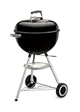 Weber Classic Kettle Holzkohlegrill, Ø 47cm Grillfäche, BBQ Grill mit...