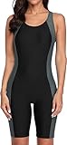 Attraco Damen Einteilige Badeanzug Push Up Bauchweg Bademode Swimsuit Sexy...