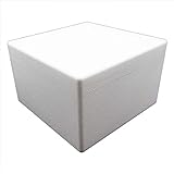 Styroporbox/Thermobox - 11,5 Liter - 33,5 x 33,5 x 21,5 cm/Wandstärke 3 cm...