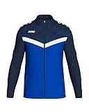 JAKO ICONIC Unisex Polyesterjacke Gr. M Royal/Marine - Atmungsaktive...
