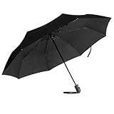 Villkin Regenschirm sturmfest mit Auf-Zu-Automatik - robuster und...