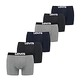 Levi’s Einfarbige Basic-Boxerslips, atmungsaktive Herrenunterwäsche aus...