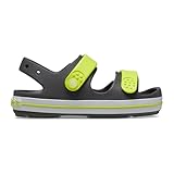 Crocs Unisex Kinder Crocband Cruiser Sandal K Sandalen, Slate Grey/Acidity,...