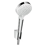 hansgrohe Crometta Duschkopf inkl. Duschkopfhalterung, 2 Strahlarten,...