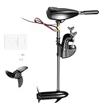 Mqwdxzfes 800W 12V 80LBS Elektrisch Außenborder, Elektromotor...