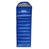 QEZER Schlafsack Winter Outdoor bis -18C° Leichter Warmer Daunenschlafsack...