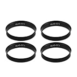 JNNJ 4 Stück Zentrierringe Kunststoff, Auto Nabe Zentrische Ringe,...