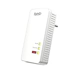 FRITZ!Powerline 1260 Single-Adapter (1.200 MBit/s, WLAN-Access Point, ideal...