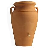 Regentonne Amphore Regenwassertank Helena 300 Liter Terracotta aus UV- und...