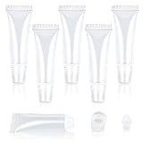 Apausvcm 5 Stück Leere Lipgloss Tuben, Transparent, Kosmetik Lipgloss...