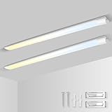 ALUSSO 2er Set LED Röhre 120cm, Superhelle 40W 4800lm Lichtleisten...