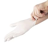 Nitrilhandschuhe weiß Einmalhandschuhe 100 Stück Größe XL (9/10) XL...