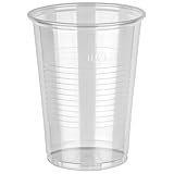 FALAMBI 200 Stk. Trinkbecher 400ml - Plastikbecher Einwegbecher Bierbecher...